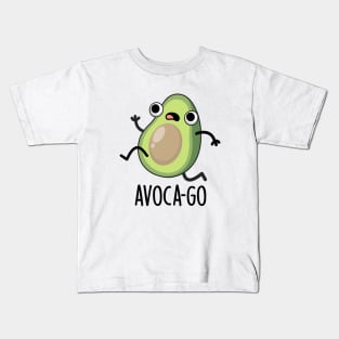 Avoca-go Cute Avocado PUn Kids T-Shirt